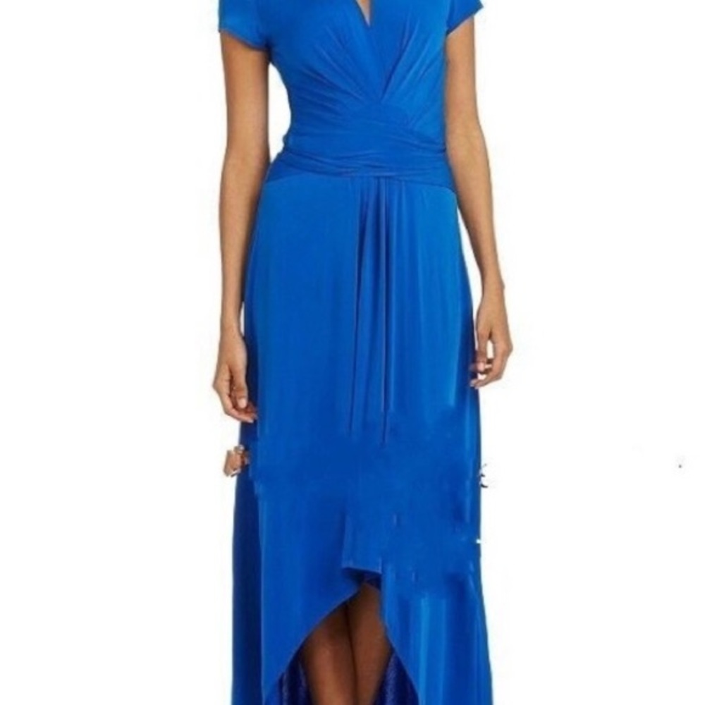Michael Kors Vibrant Blue High Low Dress